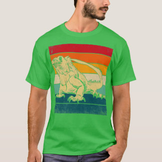 Iguana Lover Pet Lizard Reptile Owner Retro Iguana T-Shirt