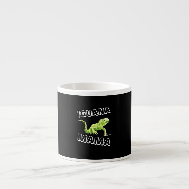 Iguana Mama Espressotasse (Vorderseite)