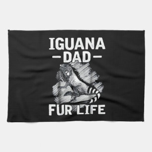 Iguana Papa Geschirrtuch