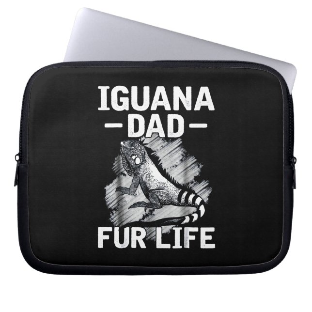 Iguana Papa Laptopschutzhülle (Vorderseite)