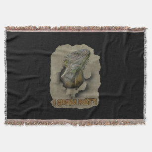 Iguana Party, Funny Wollte ich zu Party, Iguana Pa Decke