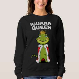 Iguana Queen Girls Iguana Womens Iguana 1 Sweatshirt