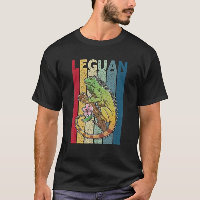 Iguana Reptiles Lizard Pet Terrarium 18 T-Shirt (Vorderseite)