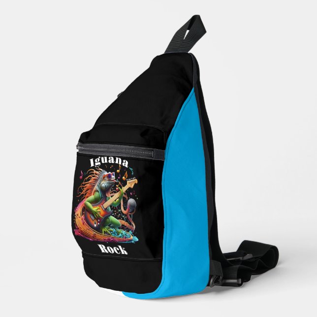 Iguana Rock Crossbody Bag (Rechte Ecke)