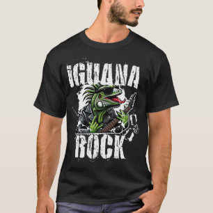 Iguana Rock Lizard Rocker T-Shirt
