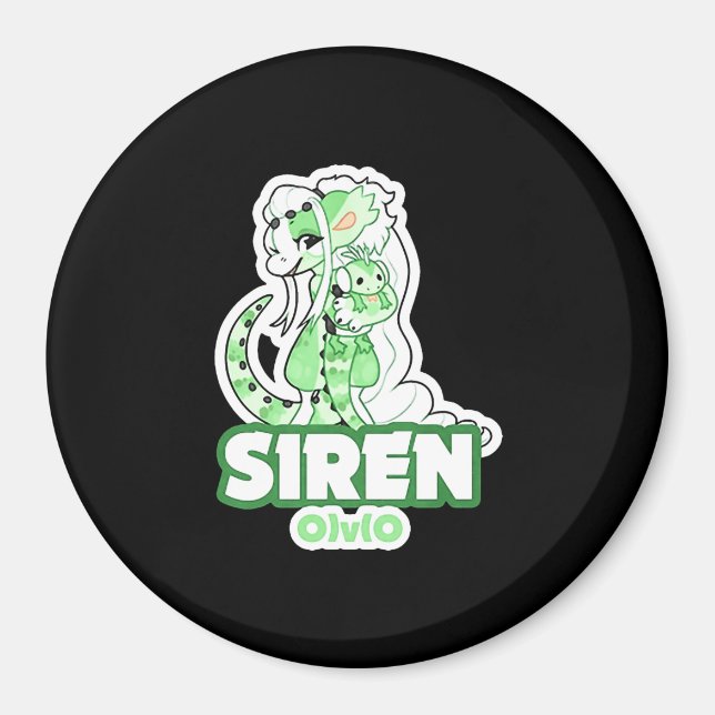 Iguana siren magnet (Vorne)