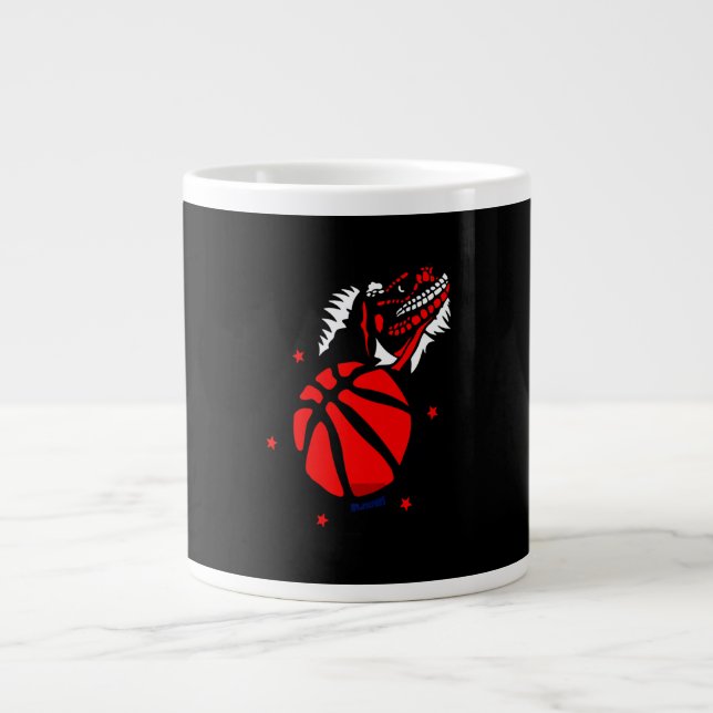 Iguana Volleyball Jumbo-Tasse (Vorderseite)