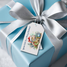 Iguana wünscht Ihnen ein frohes Weihnachtsfest Geschenkanhänger