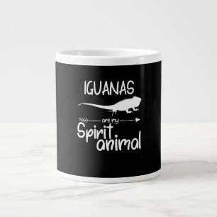 Iguanas sind meine Geist-Tier-Geschenke Männer Fra Jumbo-Tasse