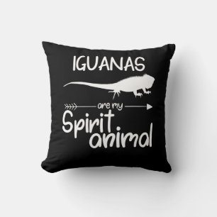 Iguanas sind meine Geist-Tier-Geschenke Männer Fra Kissen