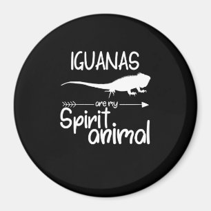 Iguanas sind meine Geist-Tier-Geschenke Männer Fra Magnet