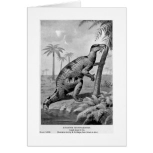 Iguanodon bernissartensis Kunstkarte