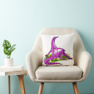 Iguanodon zeigt ihre natürliche Schönheit. Kissen