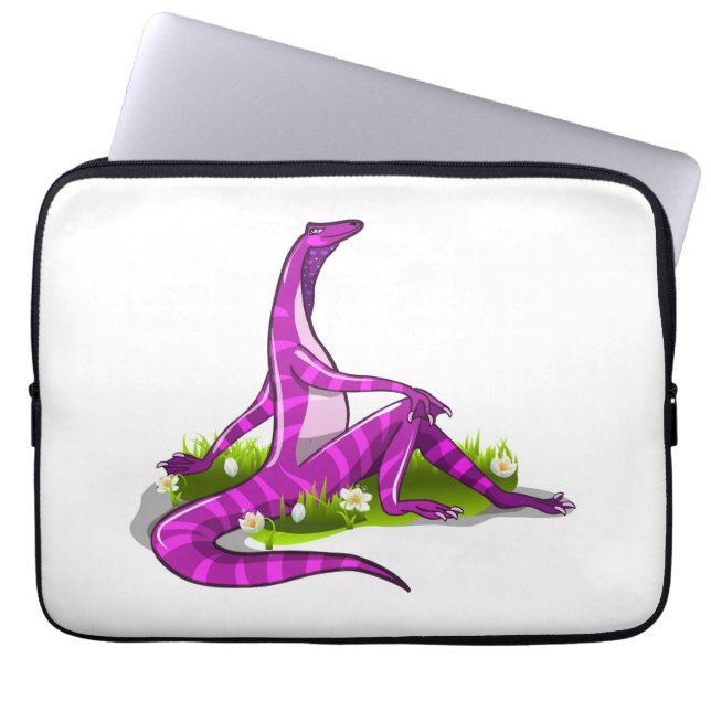 Iguanodon zeigt ihre natürliche Schönheit. Laptopschutzhülle (Vorderseite)
