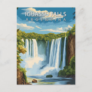 Iguassu Wasserfälle Argentinien Südamerikanische N Postkarte