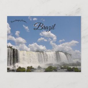Iguassu Wasserfälle Brasilien Postkarte