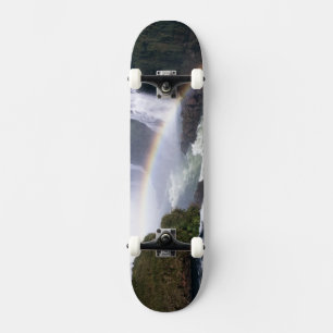 Iguassu-Wasserfälle, Paraná, Brasilien. Luftansich Skateboard