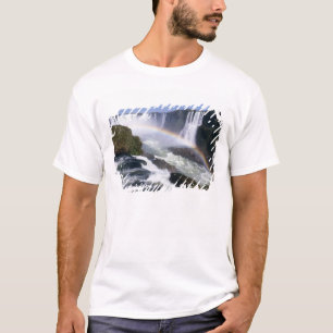 Iguassu-Wasserfälle, Paraná, Brasilien. Luftansich T-Shirt