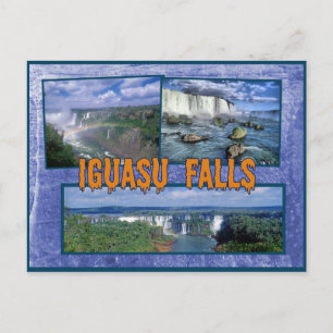 Iguasu fällt Brasilien Postkarte