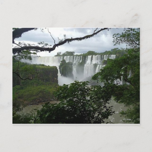 Iguazu Falls Argentina Postkarte (Vorderseite)