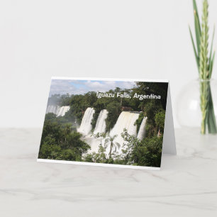 Iguazu Falls, Argentinien, Südamerika (Untertitel) Karte