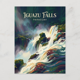 Iguazu-Wasserfälle (an der Grenze zwischen Paragua Postkarte