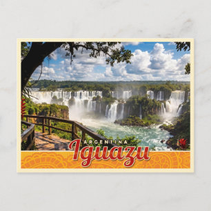 Iguazu-Wasserfälle Argentinien Landschaft Reise Postkarte