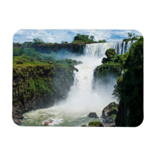 Iguazu-Wasserfälle umgeben von Dschungel Magnet