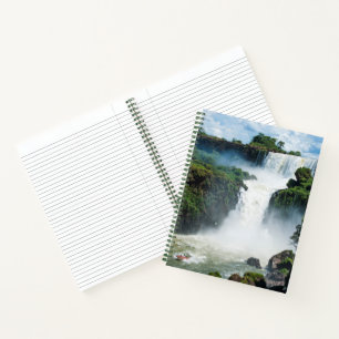 Iguazu-Wasserfälle umgeben von Dschungel Notizbuch