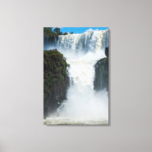 Iguazu-Wasserfälle, Vertikal Leinwanddruck