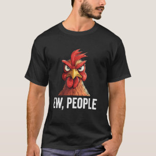 Ih Leute Huhn Lustig Introvertiert T-Shirt