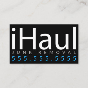 iHaul. Ordure transportant le carte de visite de