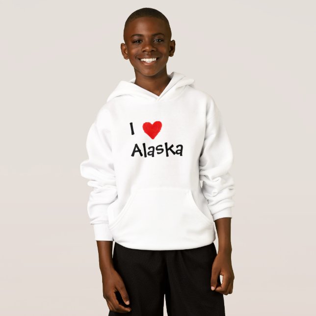 Iheart Alaska Hoodie (Vorne ganz)