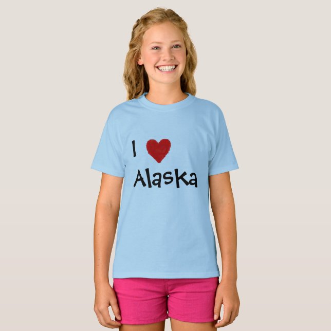 Iheart Alaska T-Shirt (Vorne ganz)
