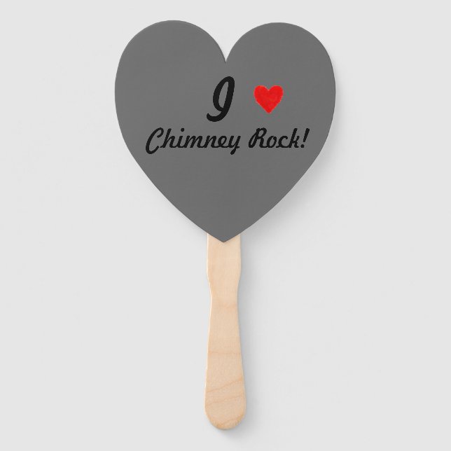IHEART Chimney Rock Fächer (Vorderseite)