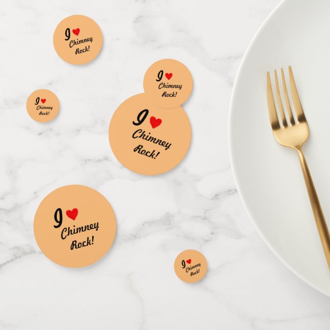 IHEART Chimney Rock Konfetti (Gruppe)