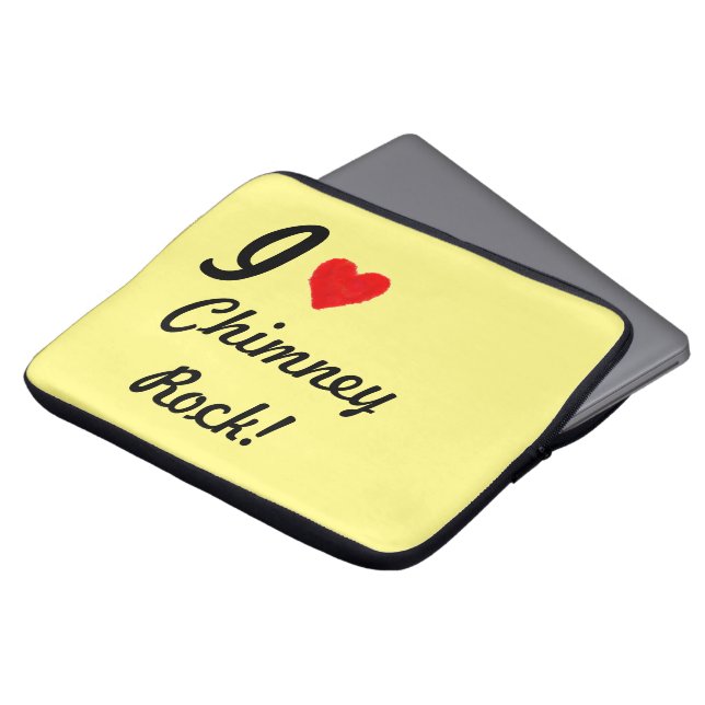 IHEART Chimney Rock Laptopschutzhülle (Vorne Oben)