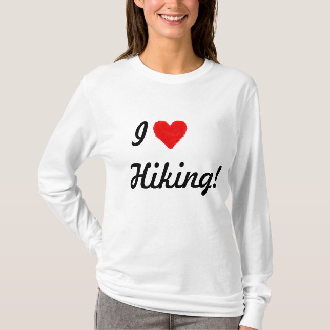 IHEART Wandern T-Shirt (Vorderseite)