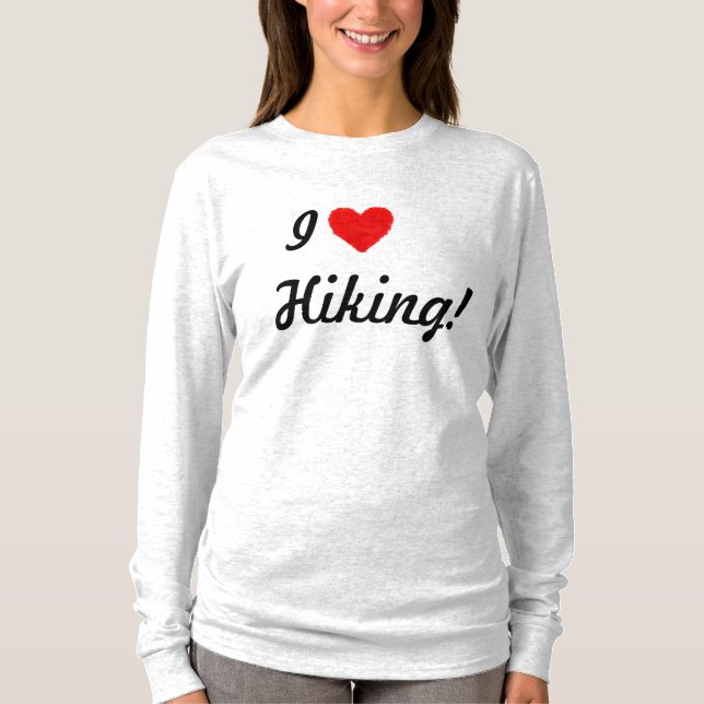 IHEART Wandern T-Shirt (Vorderseite)