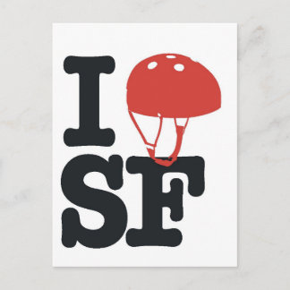 IhelmetSF-Karte Postkarte