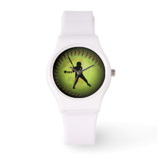 iHit Fastpech Softball-Silhouette Armbanduhr