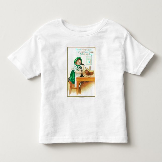 Ihnen eines hellen und glücklichen St Patrick Kleinkind T-shirt (Vorderseite)