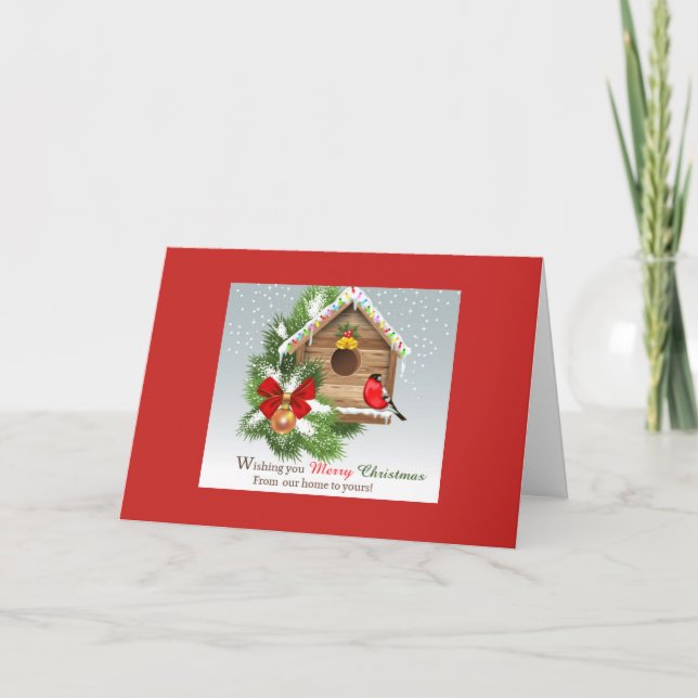 Ihnen frohen Weihnachten wünschen! (Vorderseite)