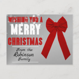 Ihnen frohen Weihnachten wünschen personalisierte Postkarte