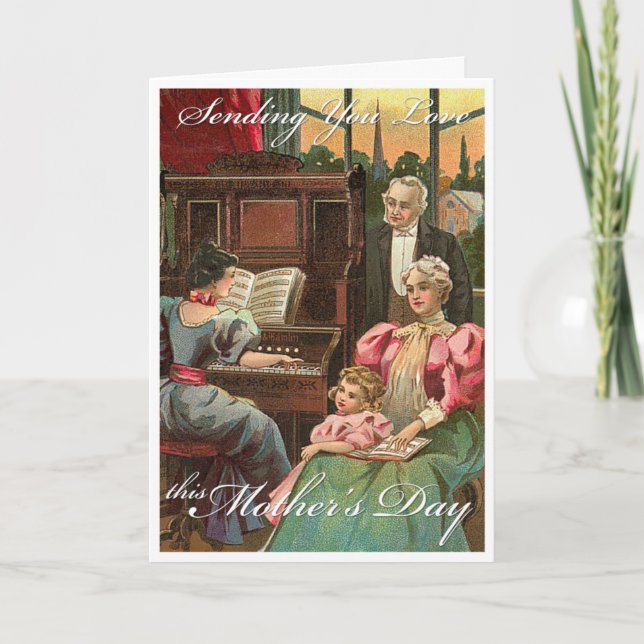 Ihnen Liebe schicken Feiertagskarte (Vorderseite)