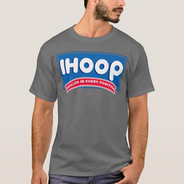 iHoop In jeder Position Basketball Pullove T-Shirt (Vorderseite)