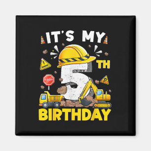 Ihr 5. Geburtstag Bauausgrabungsgrab 5 Y Magnet