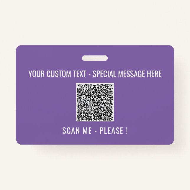 Ihr Abzeichen für die QR-Codeprüfung Ausweis (Vorderseite)