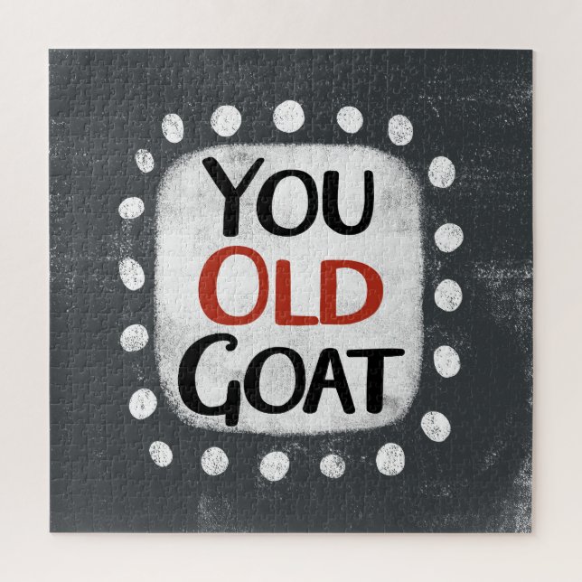 Ihr altes Goat Jigsaw Puzzle (Vertikal)