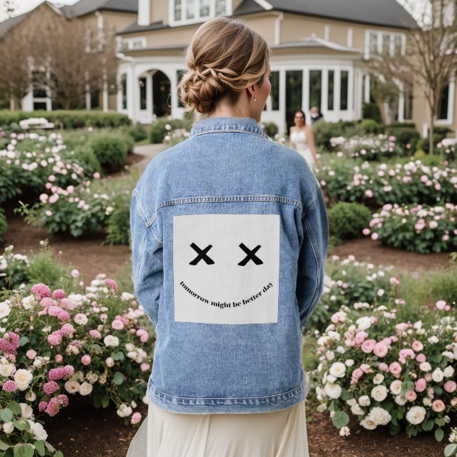 Ihr Ausdruck Jeansjacke (Hochzeit Rückseite)
